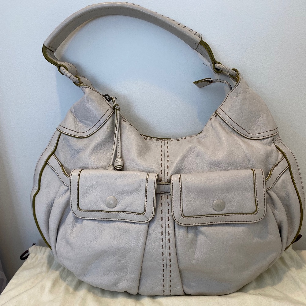 Cole Haan White Leather Bag